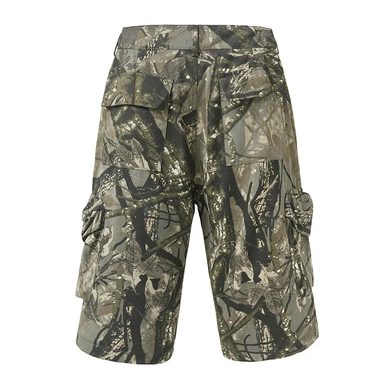 Abstract Painting | Camouflage Shorts