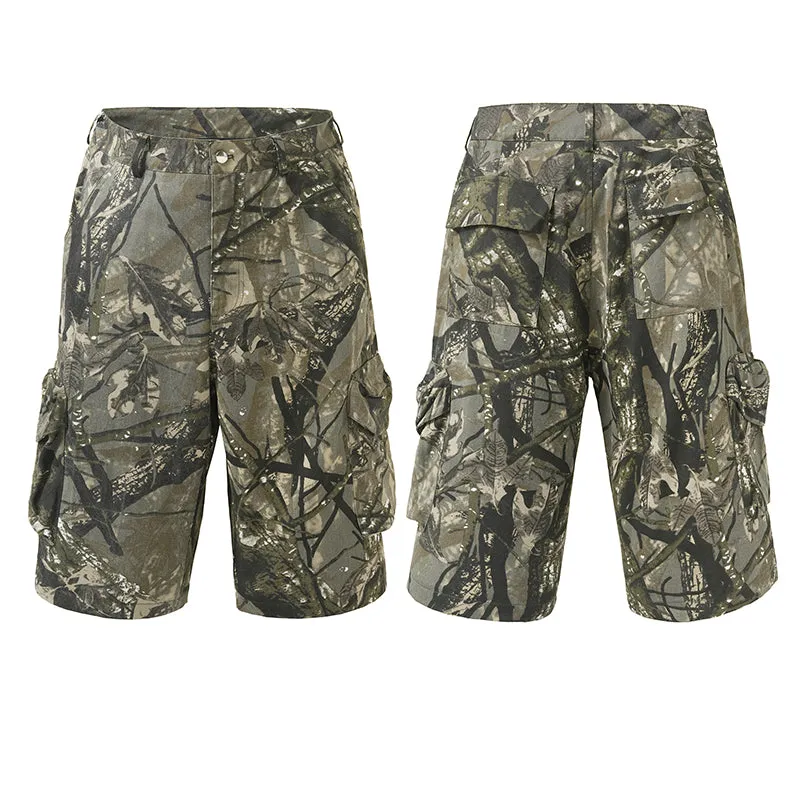 Abstract Painting | Camouflage Shorts