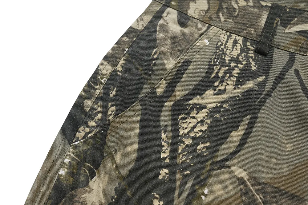 Abstract Painting | Camouflage Shorts