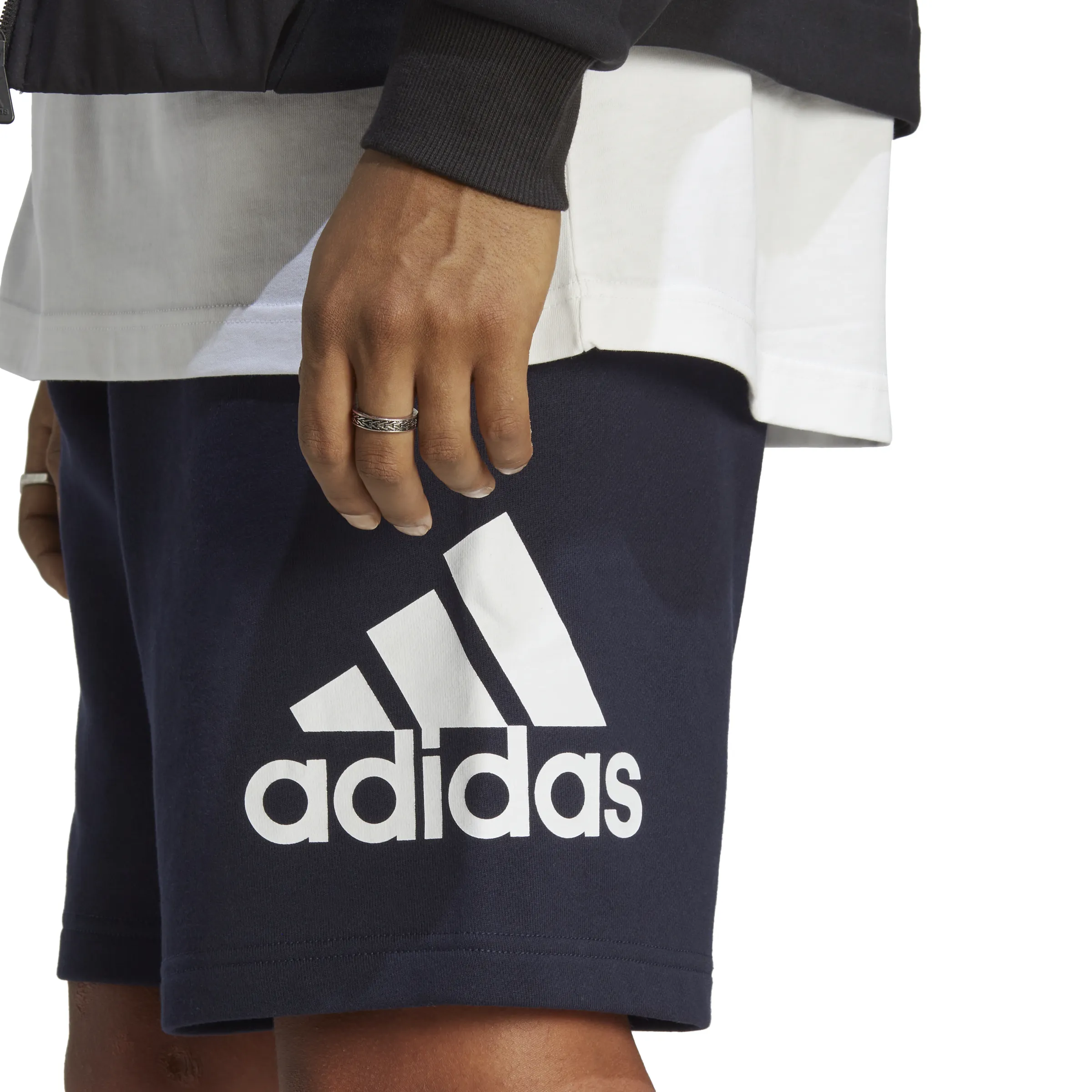 adidas Men's Essentials Big Logo French Terry Shorts