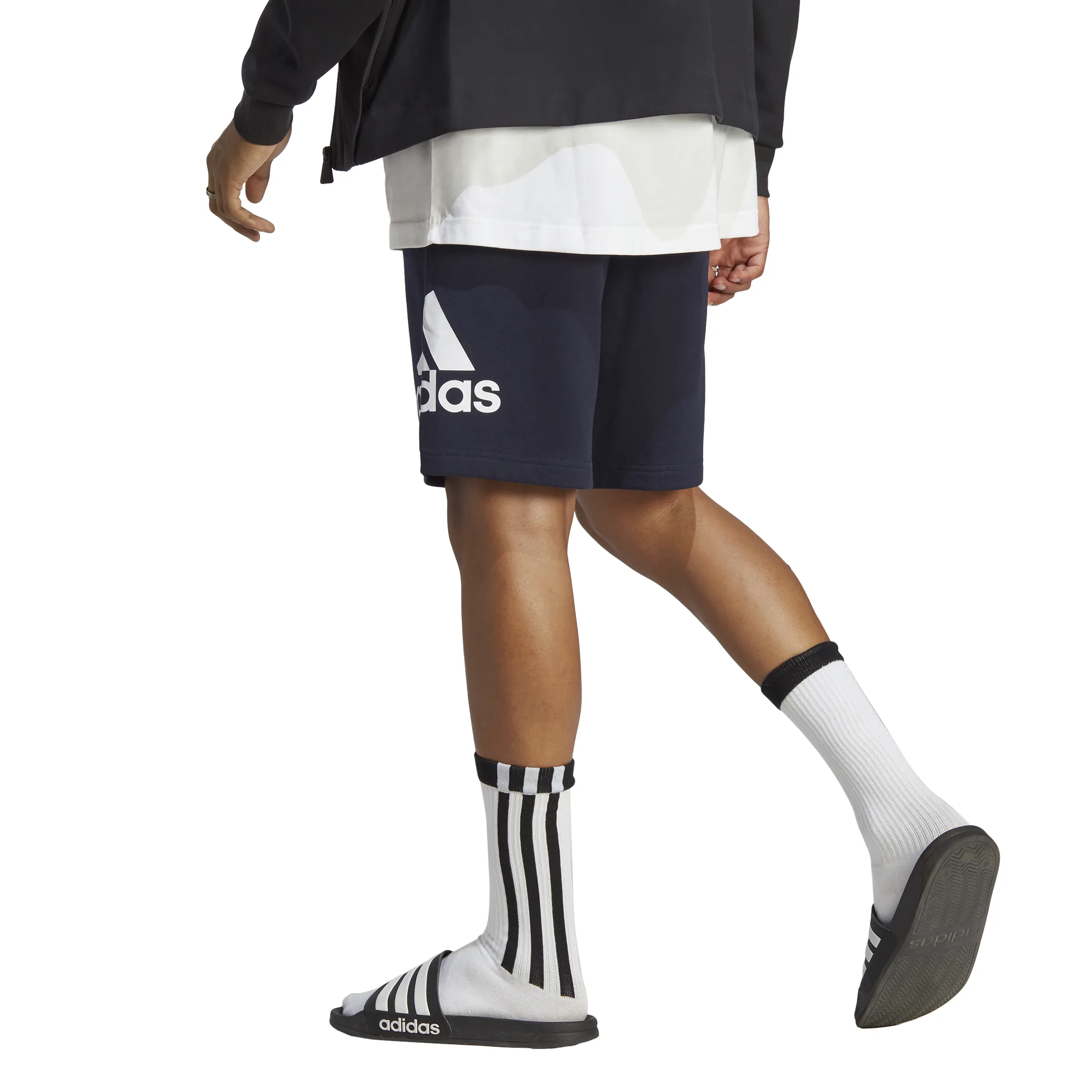 adidas Men's Essentials Big Logo French Terry Shorts