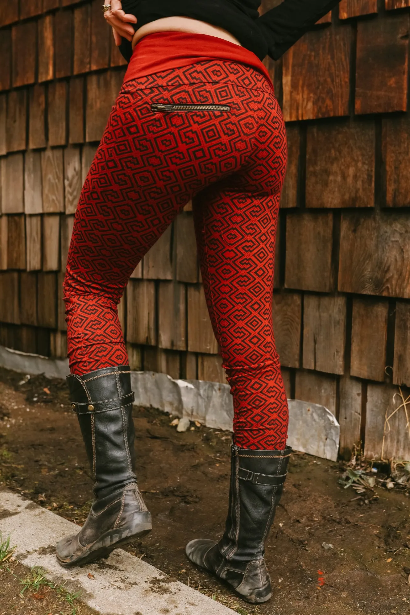 Amazonia Leggings - Red