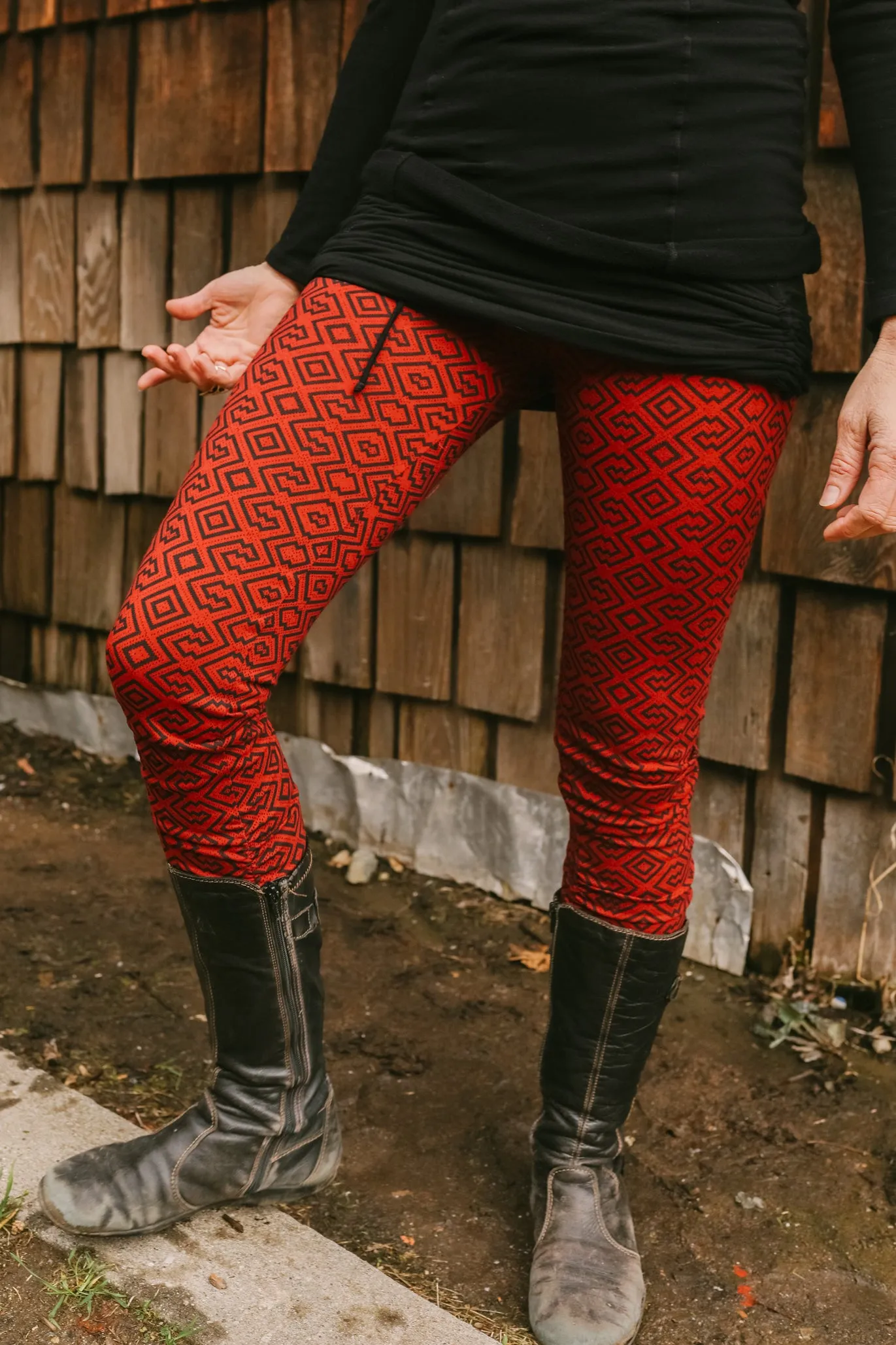 Amazonia Leggings - Red