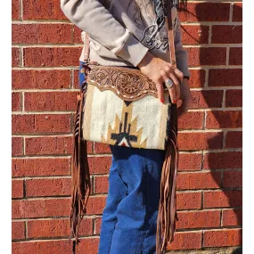 American Darling Cream Aztec Crossbody