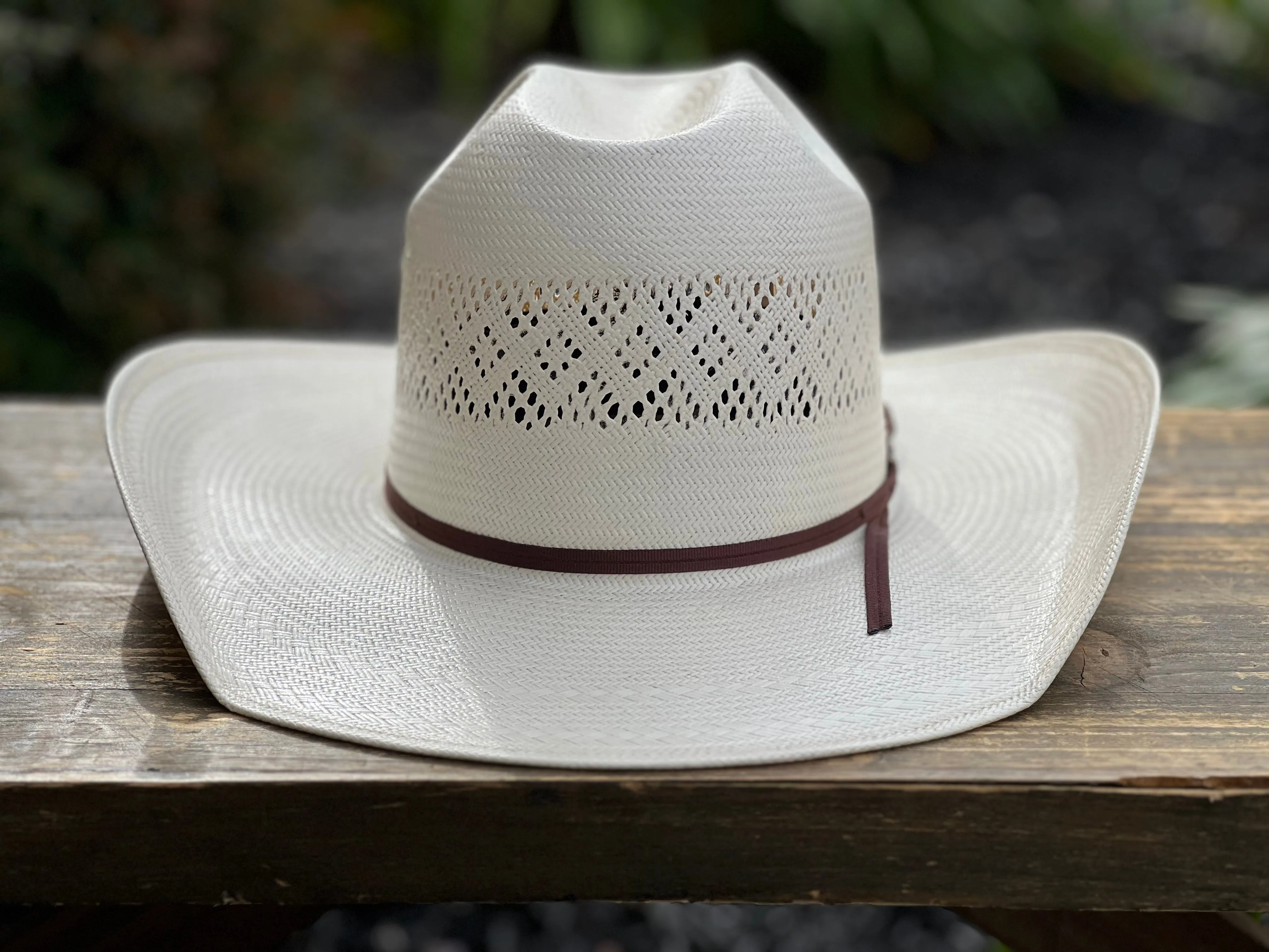 American Hat Co. Straw #8300 Crown: Minnick Brim: 4" CHL Trim: 2 CAHS