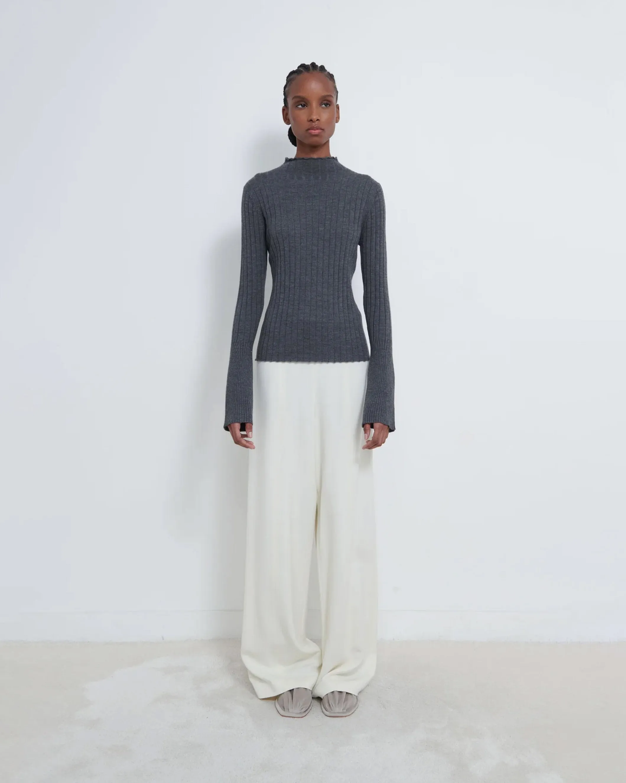 Anda Merino Rib Sweater