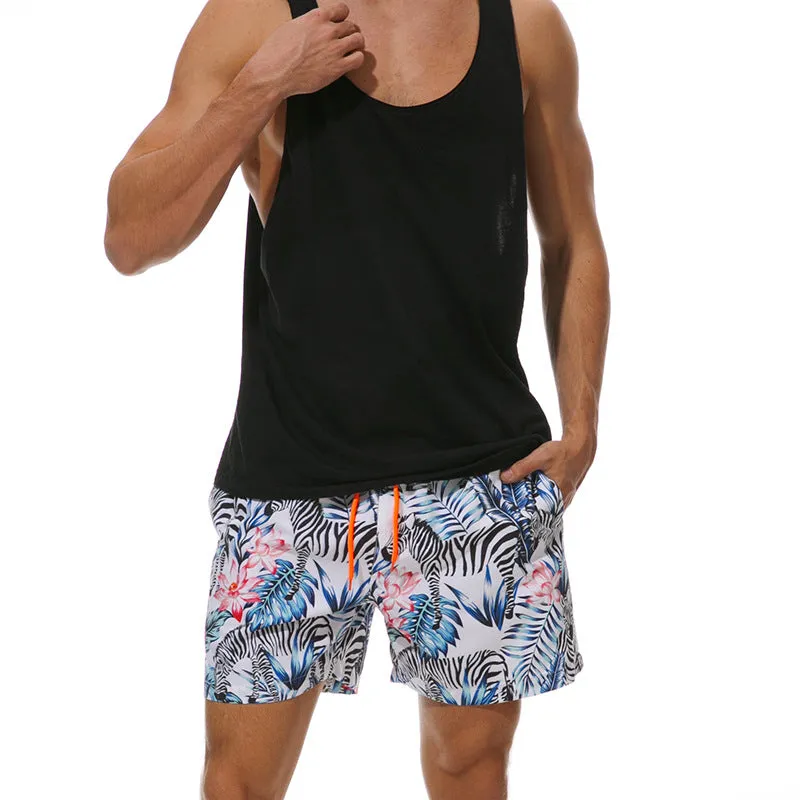 Animal Printed Beach Shorts