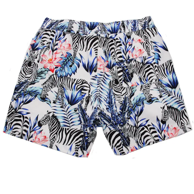 Animal Printed Beach Shorts