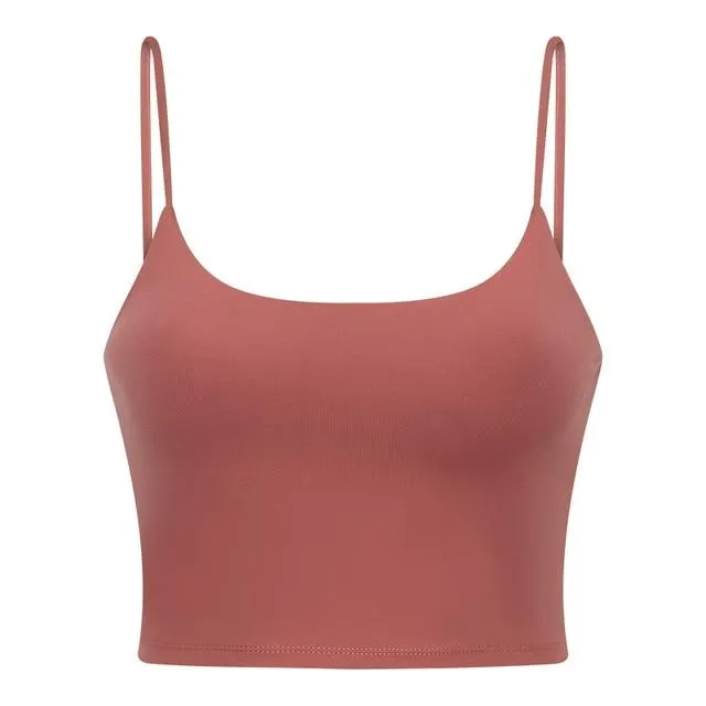 Anti-sweat Athletic Yoga Fitness Crop Tops Women