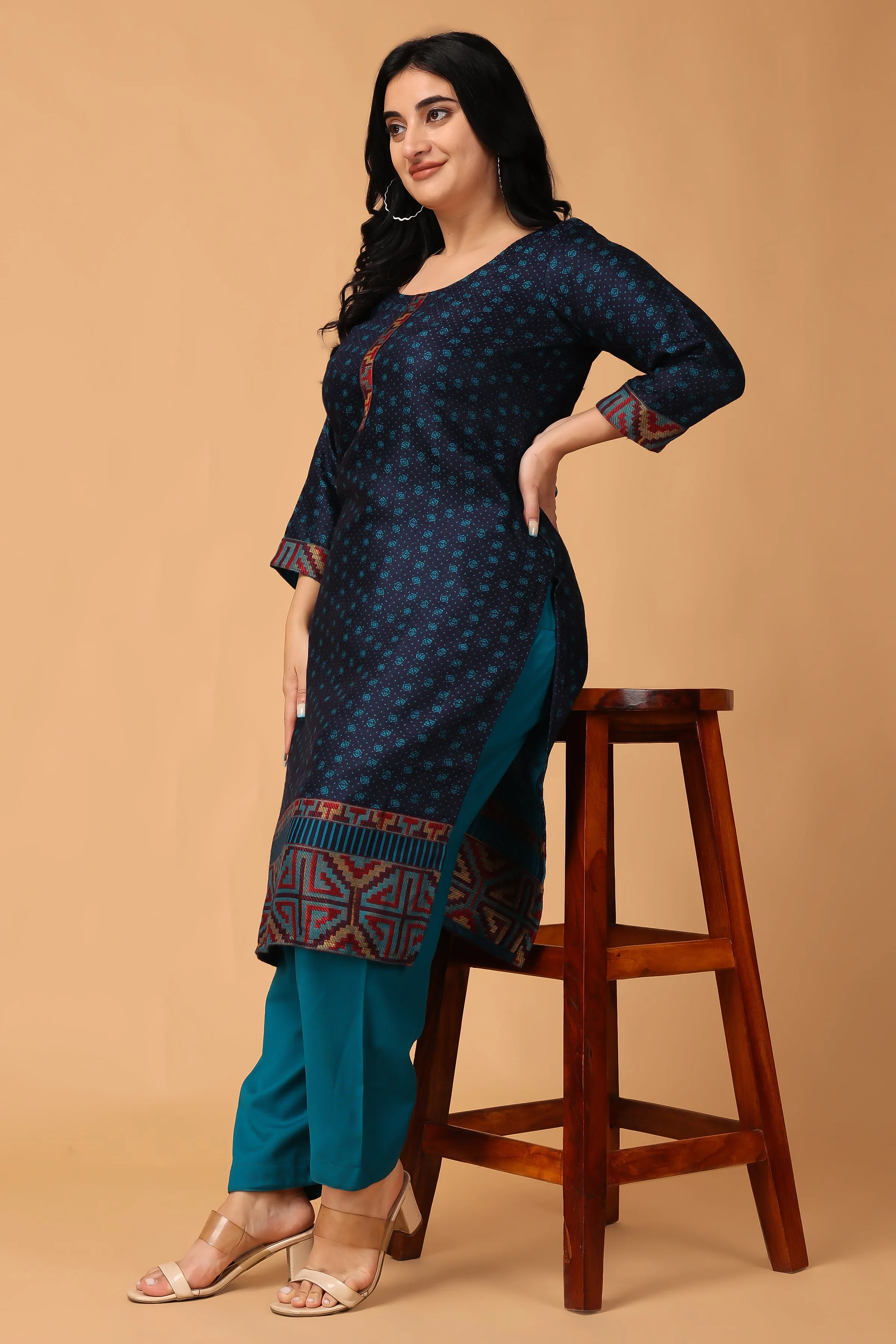 Arctic Aura Woollen Salwar Suit