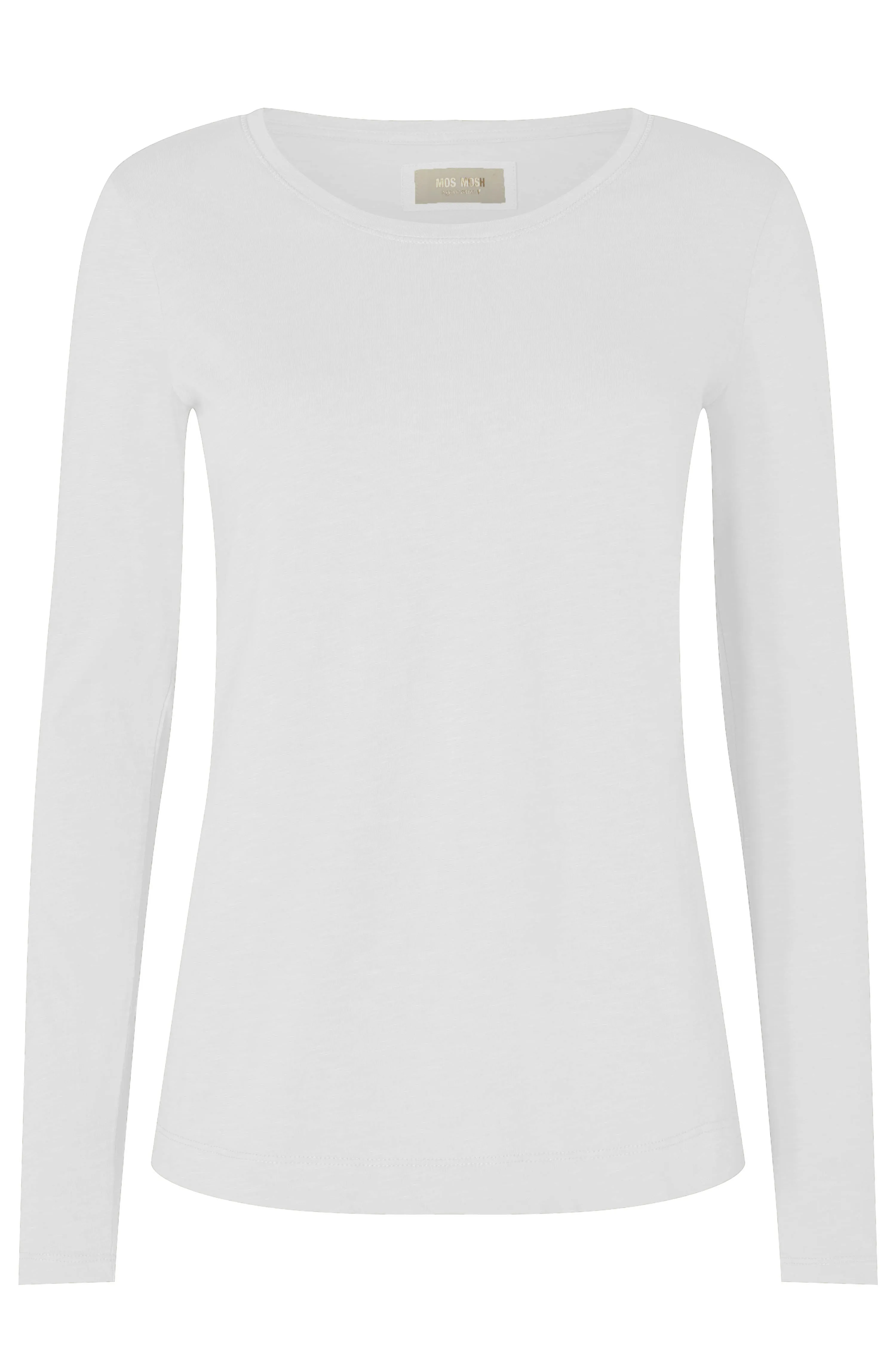 Arden Organic O-LS Tee | White | T-Shirt fra Mos Mosh