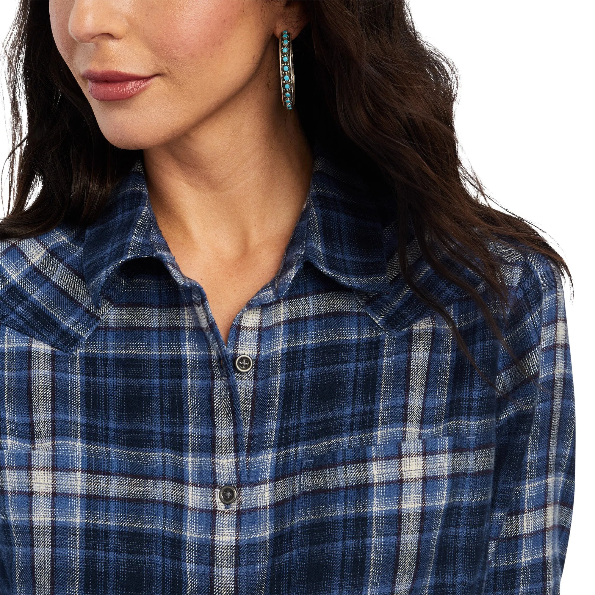 Ariat Ladies Real Billie Jean Shirt Blue Skies 10041640