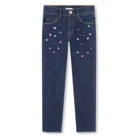 Bedazzeled Slim Fit Denim