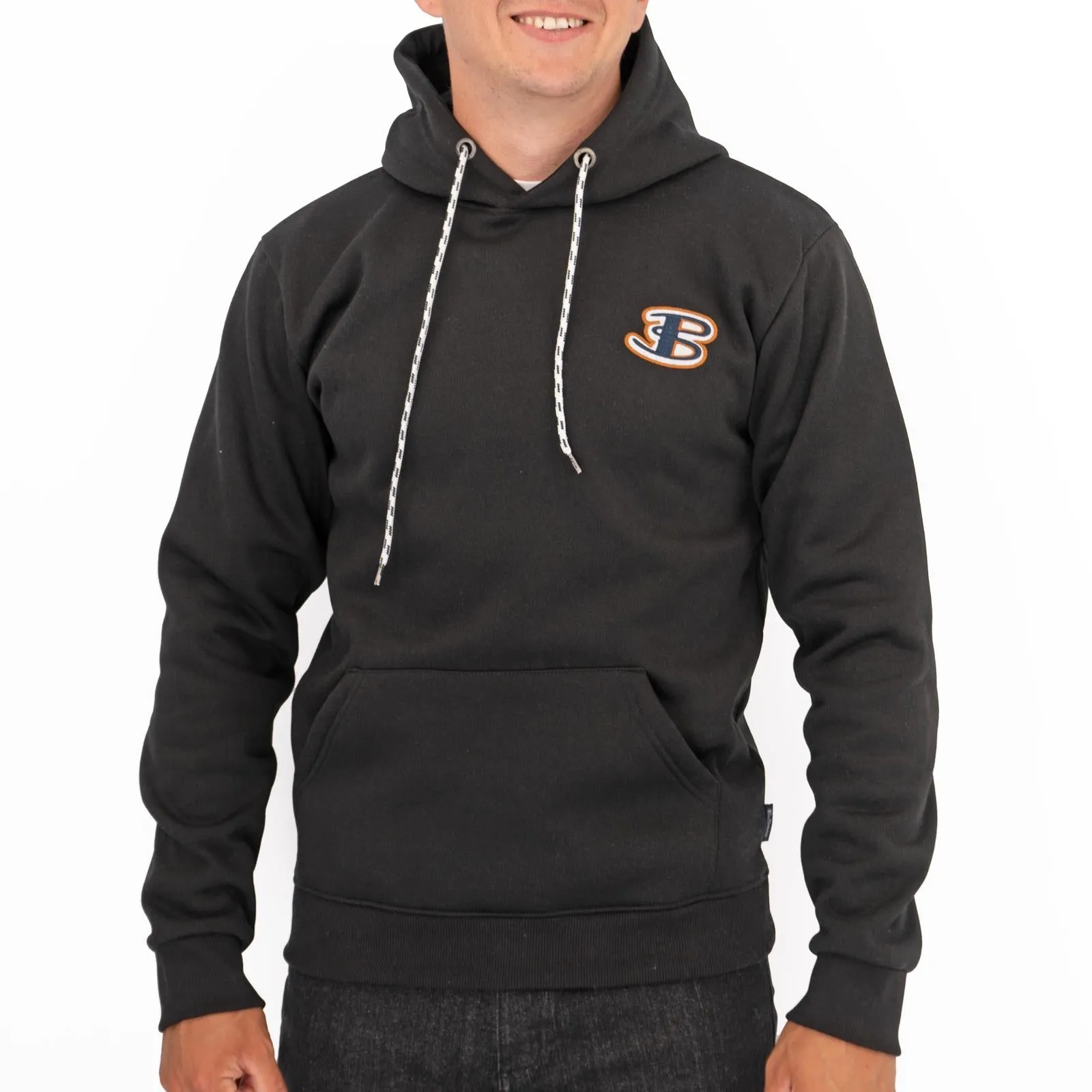 Ben Sherman Mens Logo Hoodie Black