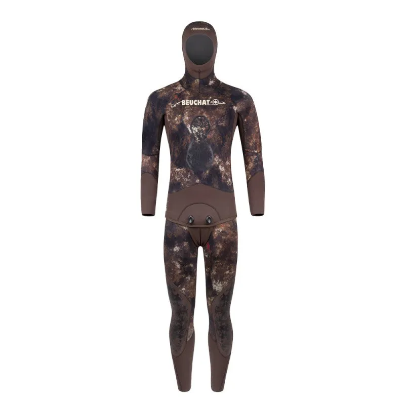 Beuchat Rocksea Trigocamo Wide Wetsuit 7.0mm Jacket and Long John