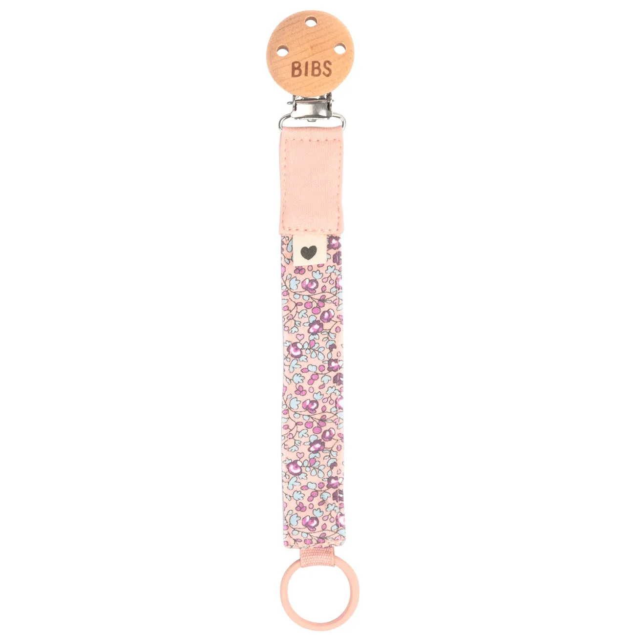 Bibs x Liberty Pacifier Strap Eloise Blush