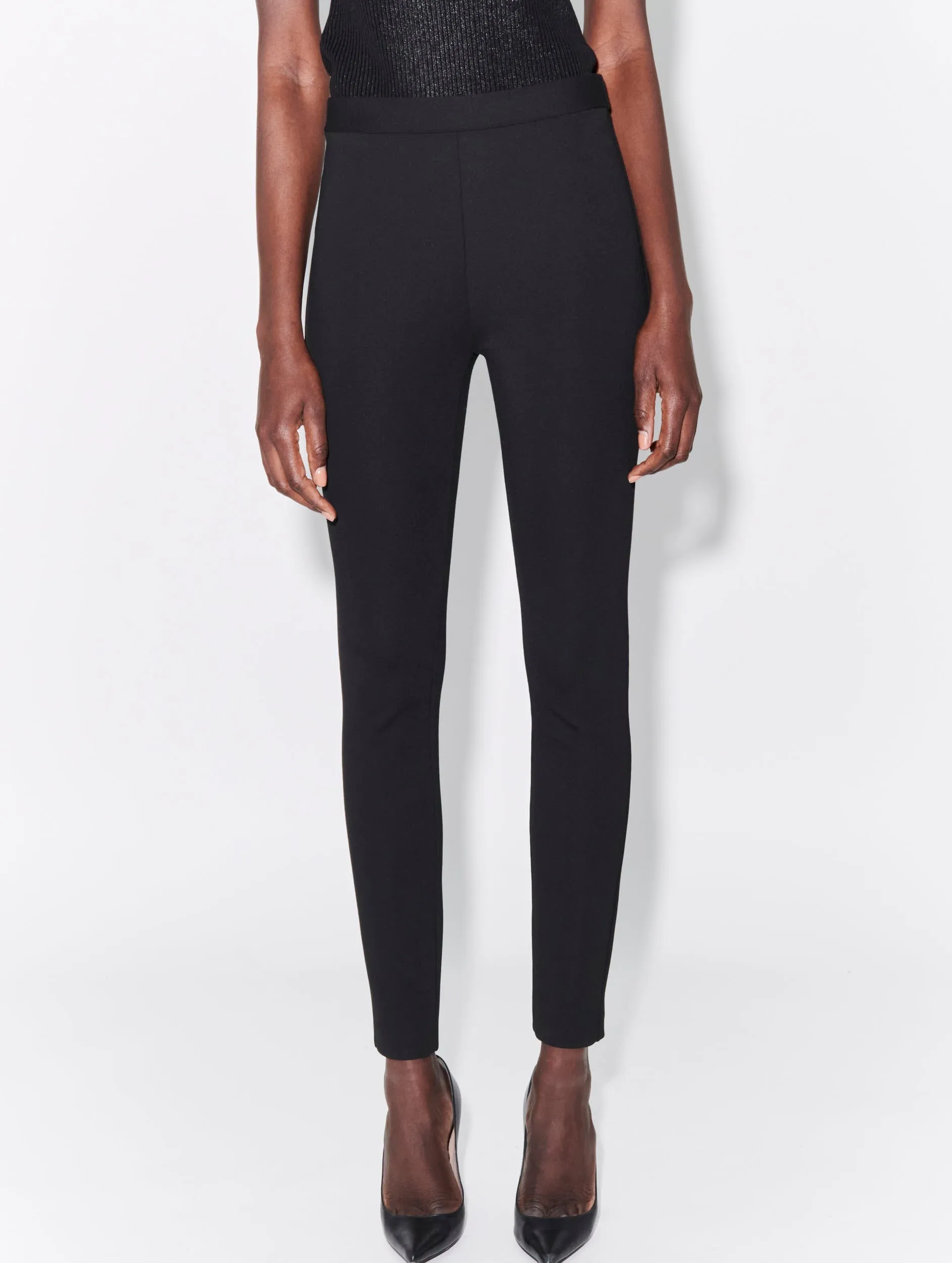 Black milano jersey leggings