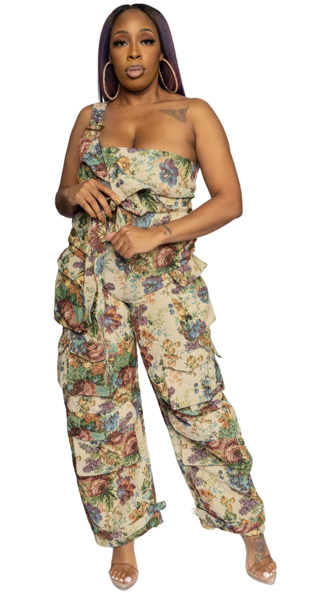 Botanic Cargo Jumpsuit