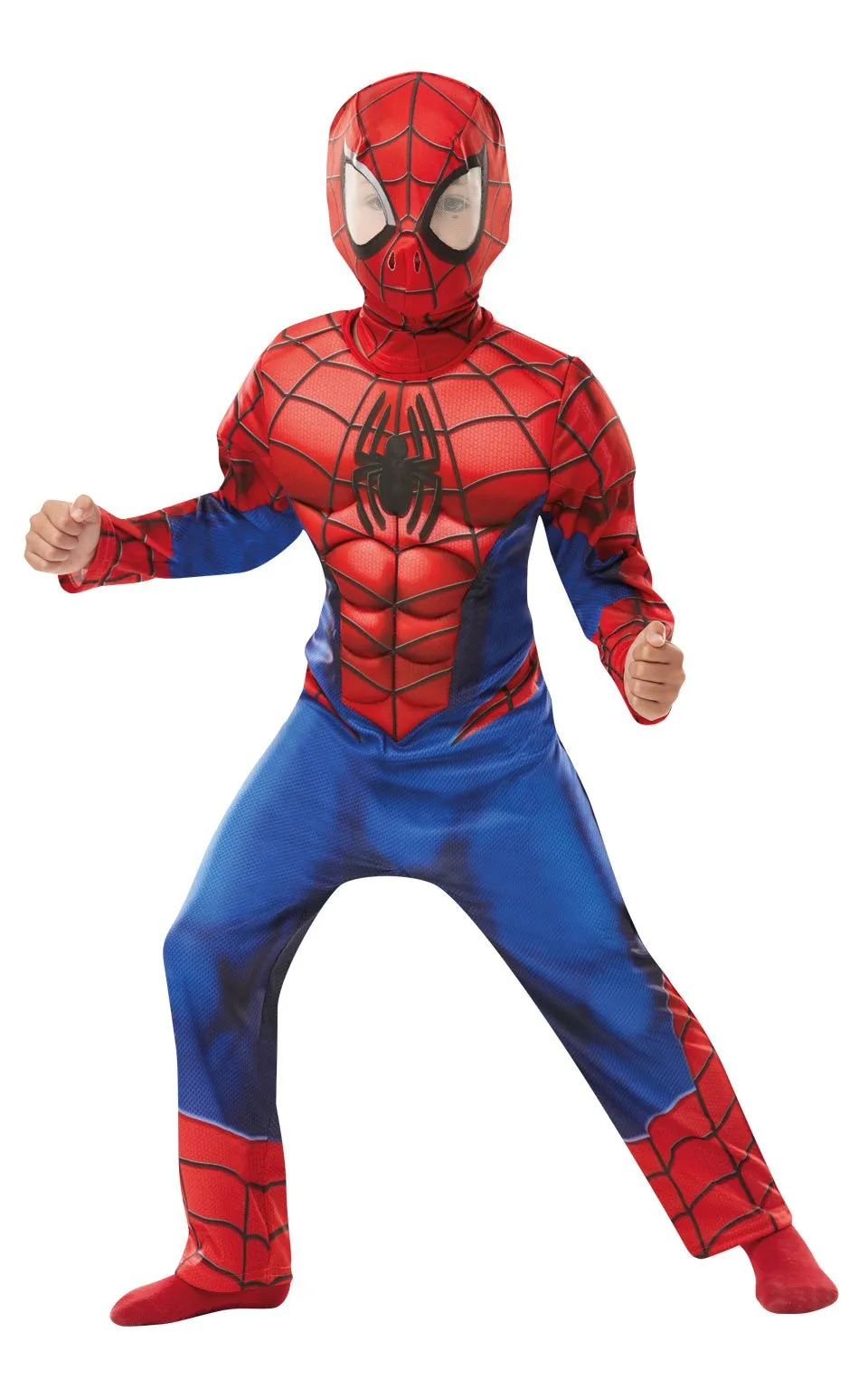 Boys Deluxe Spiderman Costume