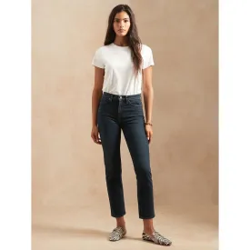 BR Dark Straight Ankle Jeans