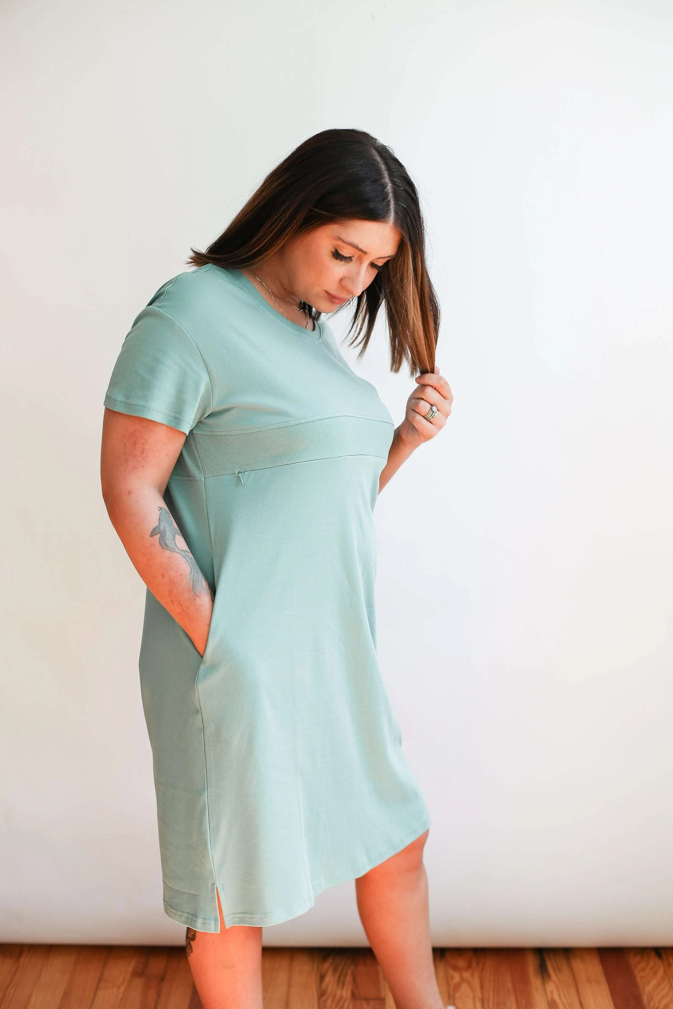 Breastfeeding T-Shirt Dress