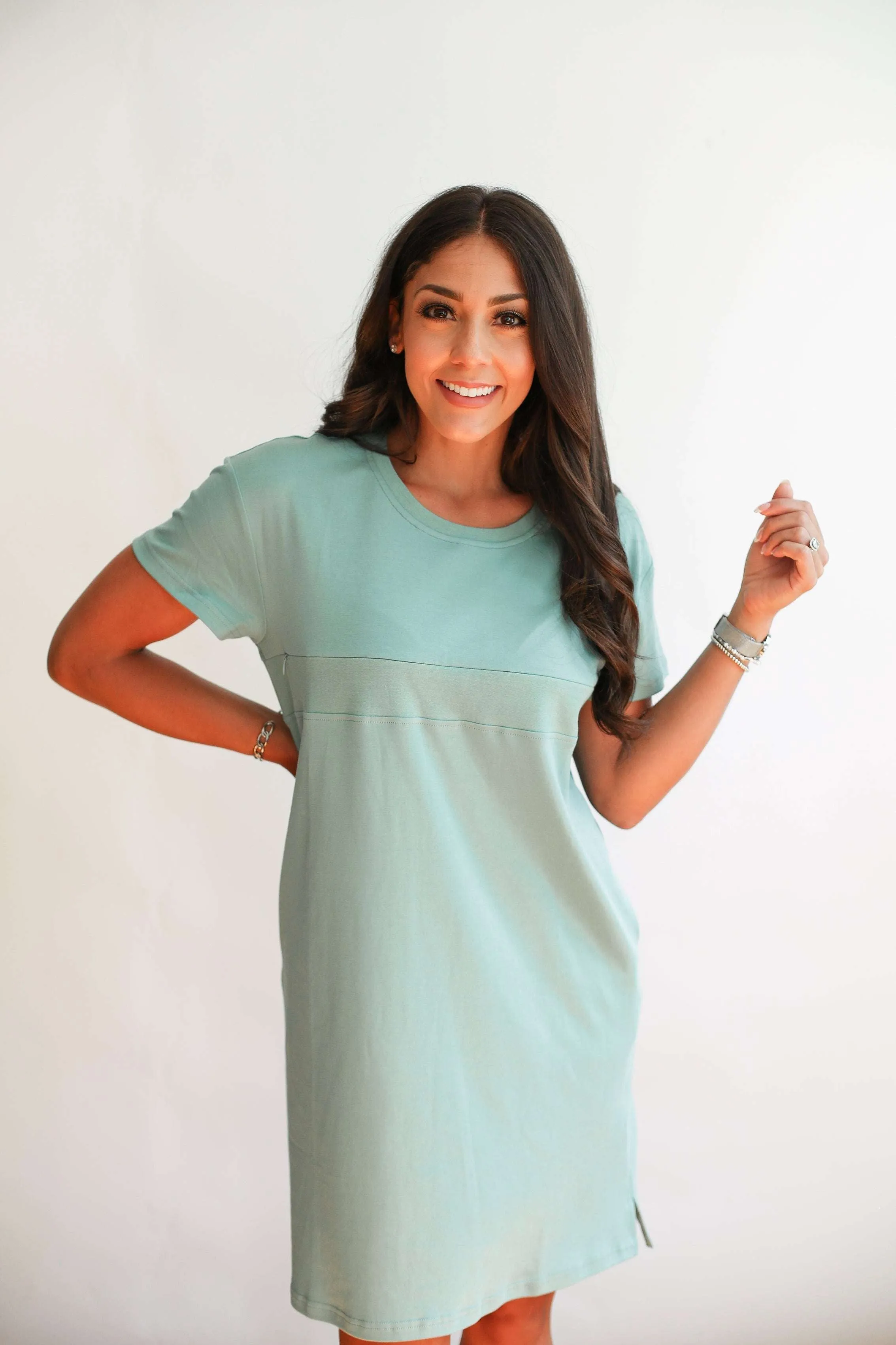 Breastfeeding T-Shirt Dress