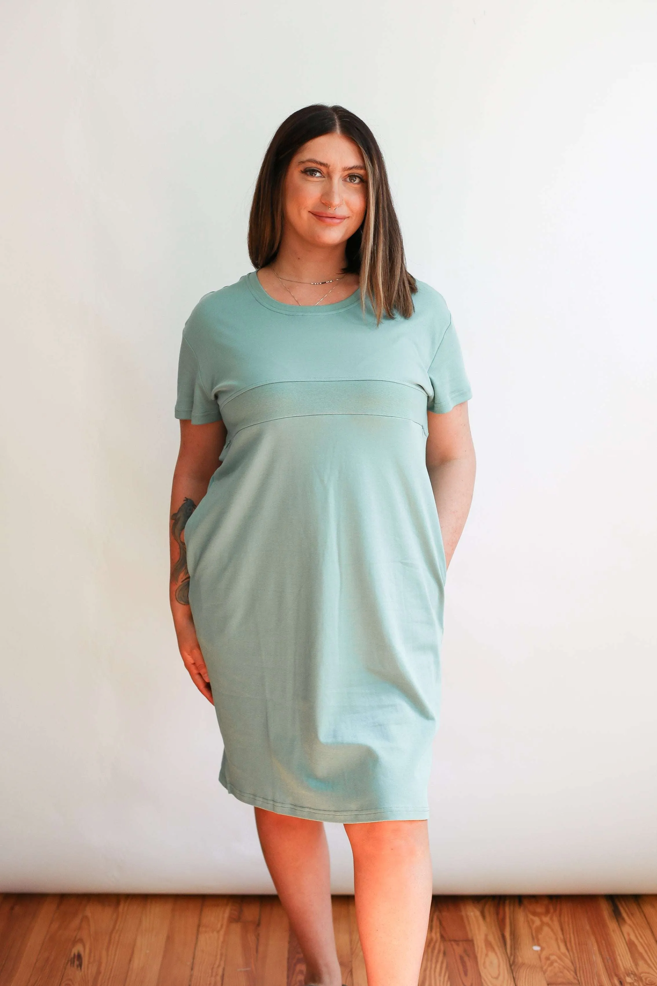 Breastfeeding T-Shirt Dress