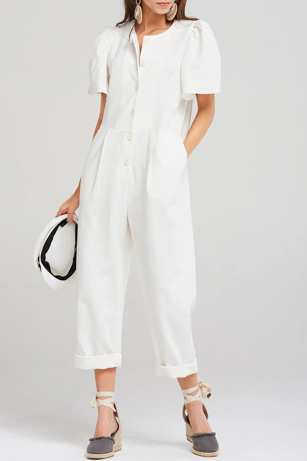 Brooke Puff Jumpsuit