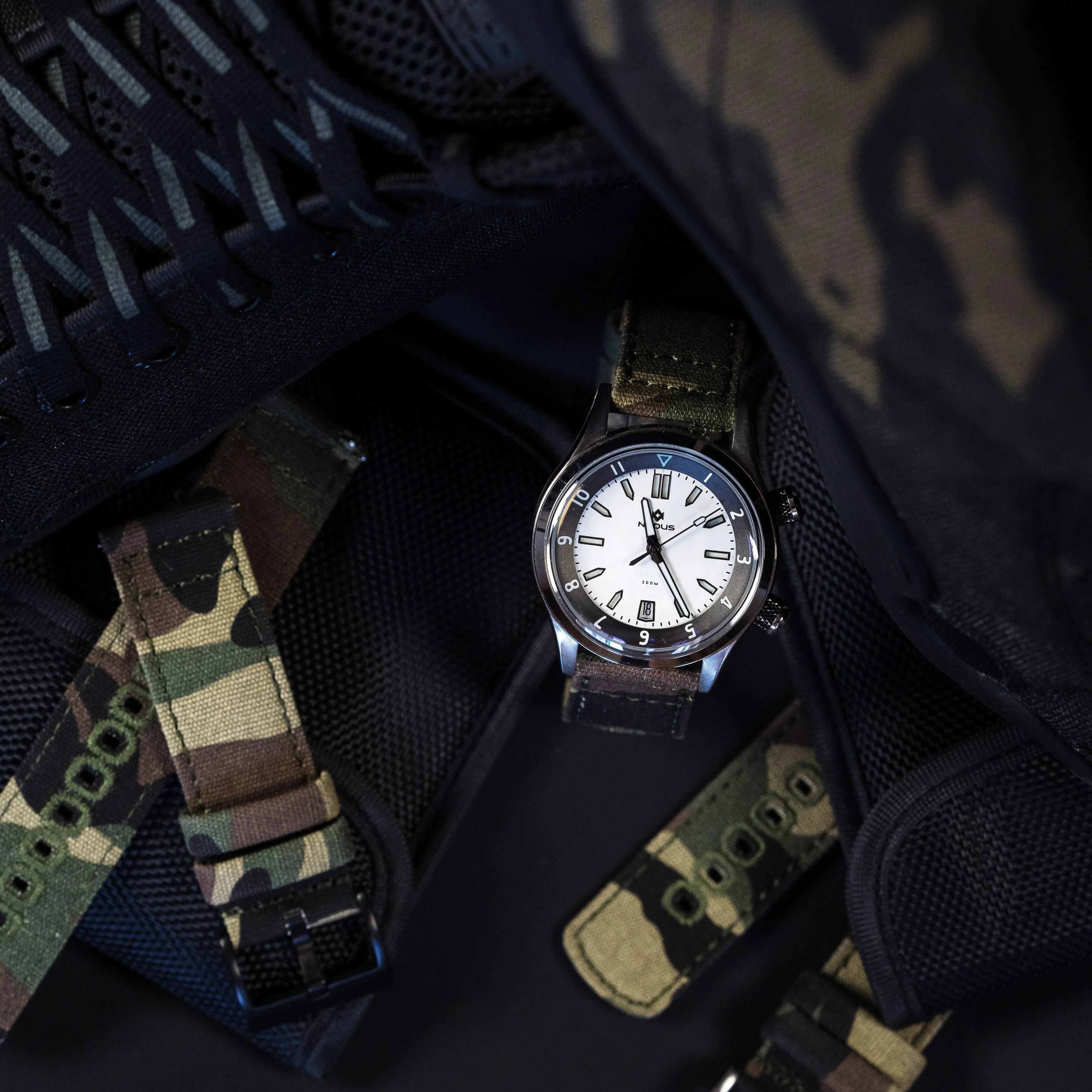 Camouflage Crafted Canvas Watch Band (18mm SALE)