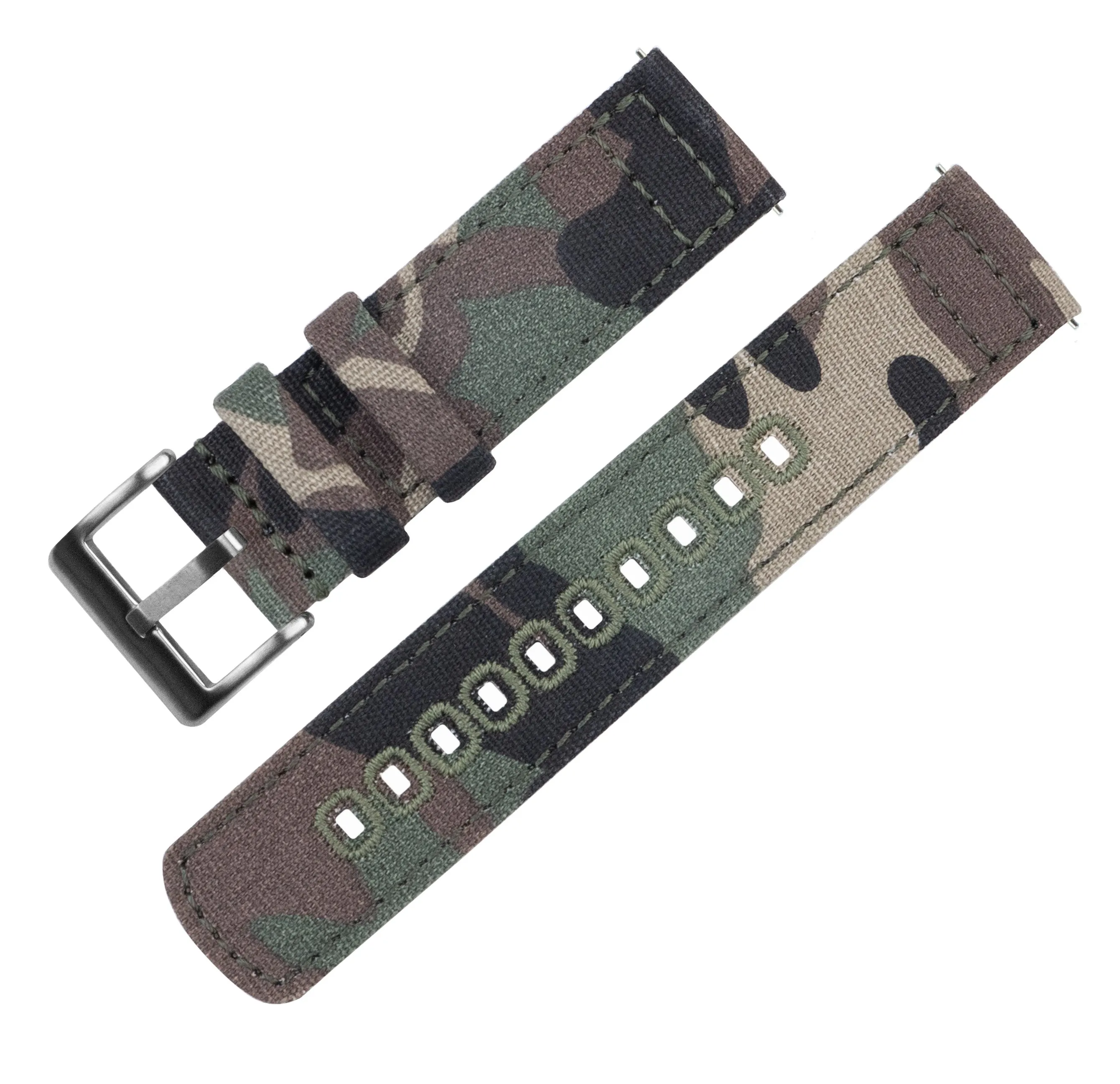 Camouflage Crafted Canvas Watch Band (18mm SALE)