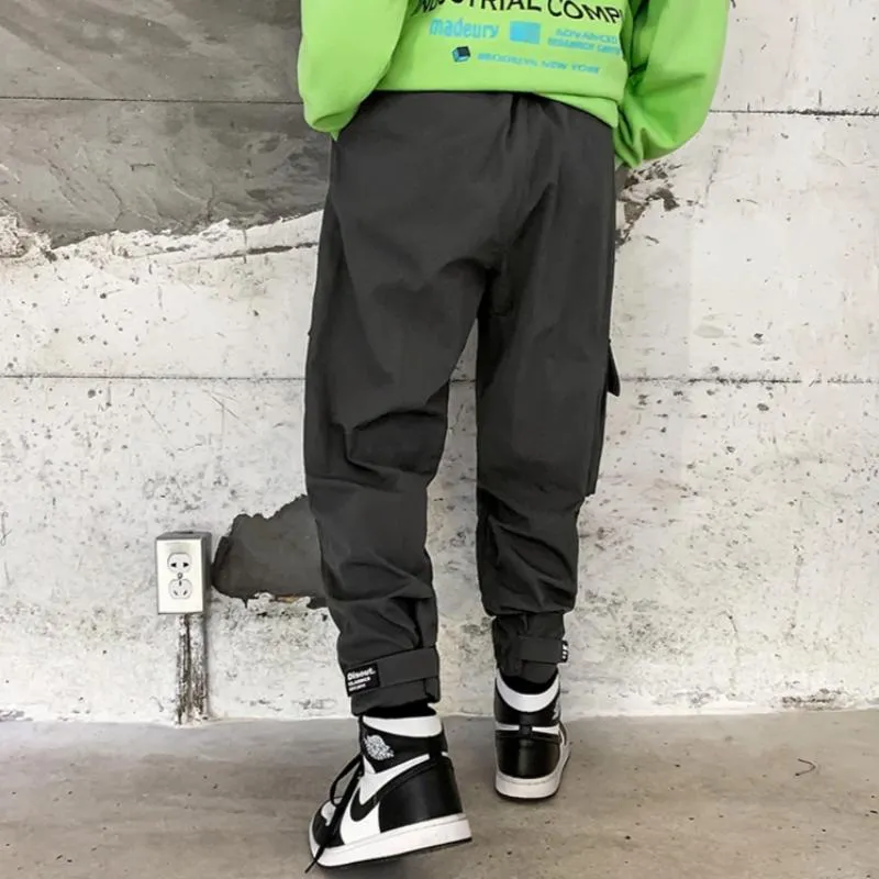 Cargo Joggers with Strap Detail