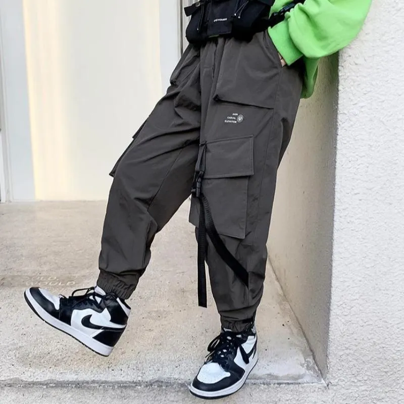 Cargo Joggers with Strap Detail