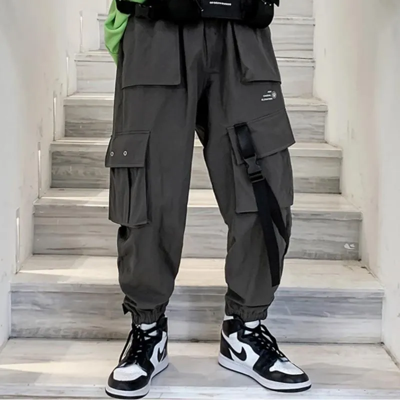 Cargo Joggers with Strap Detail