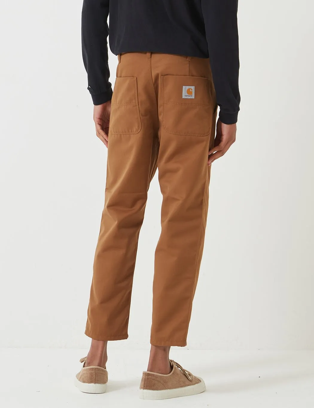 Carhartt-WIP Abbott Pant 'Denison Twill' (Tapered Fit) - Hamilton Brown Rinsed