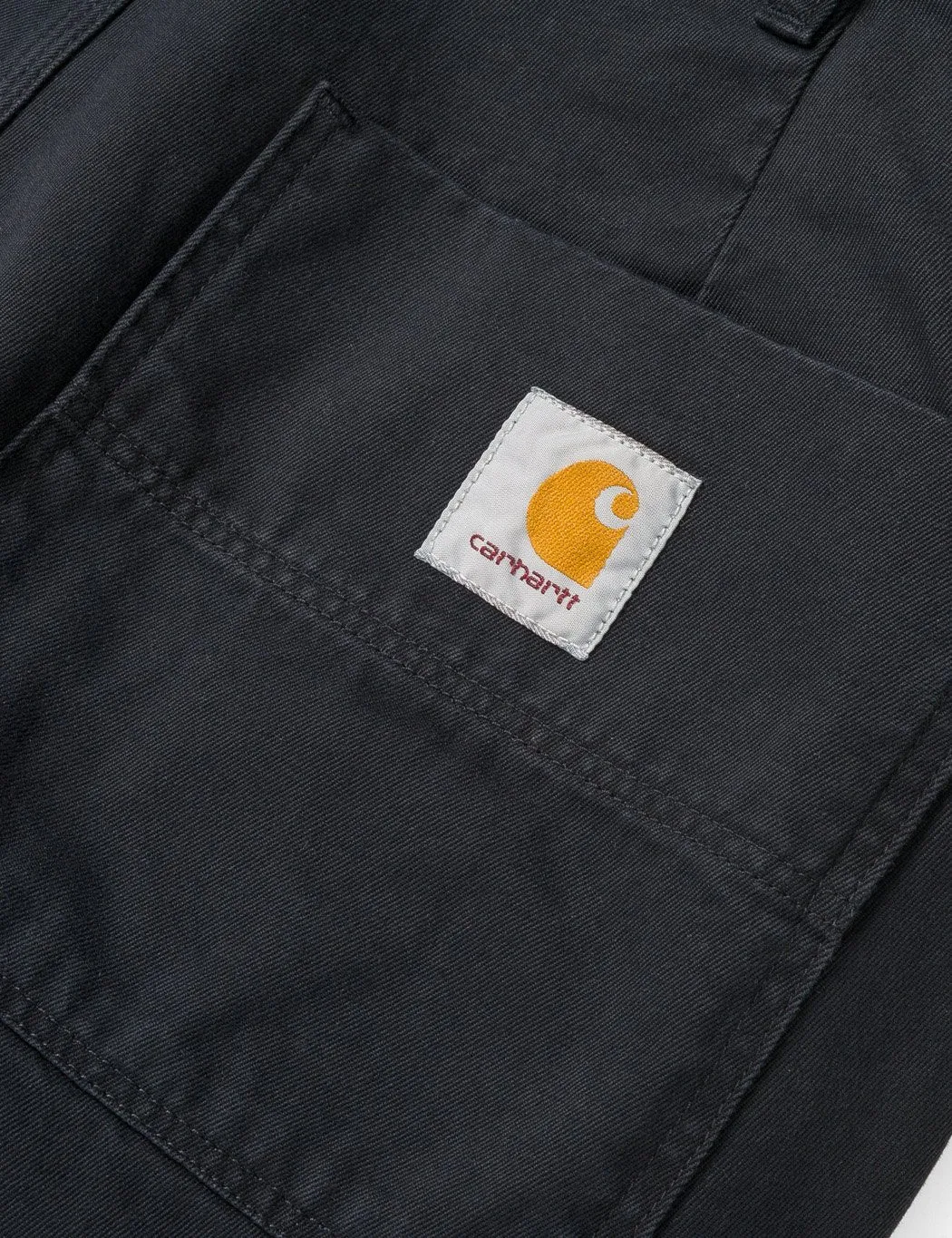 Carhartt-WIP Abbott Pant 'Millington Twill' (Tapered Fit) - Dark Navy Blue Stone Washed