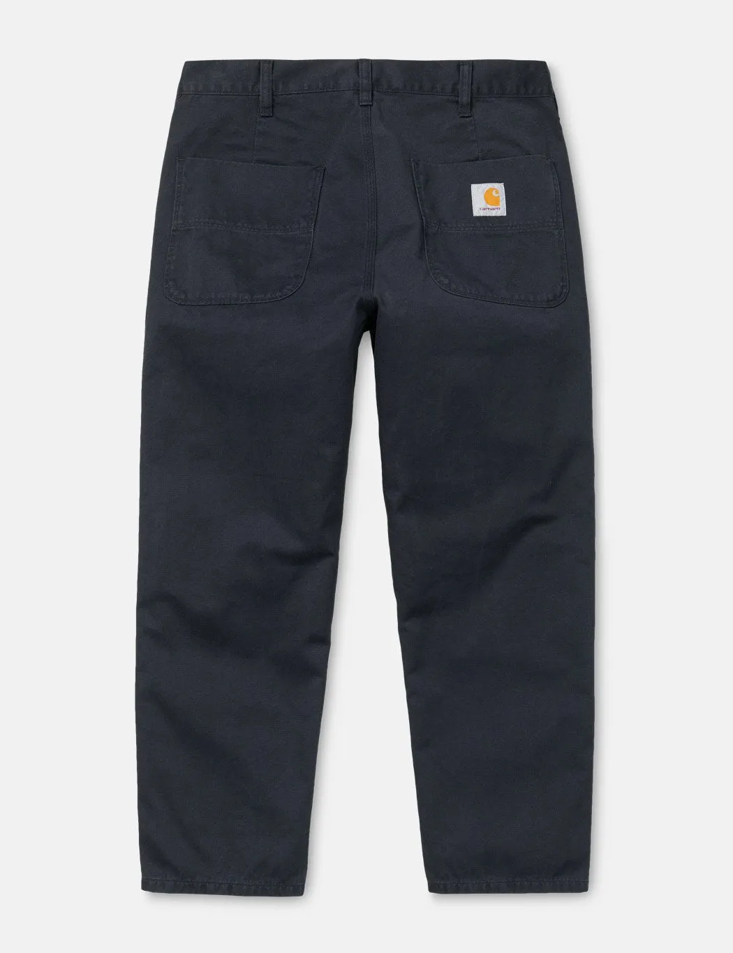 Carhartt-WIP Abbott Pant 'Millington Twill' (Tapered Fit) - Dark Navy Blue Stone Washed