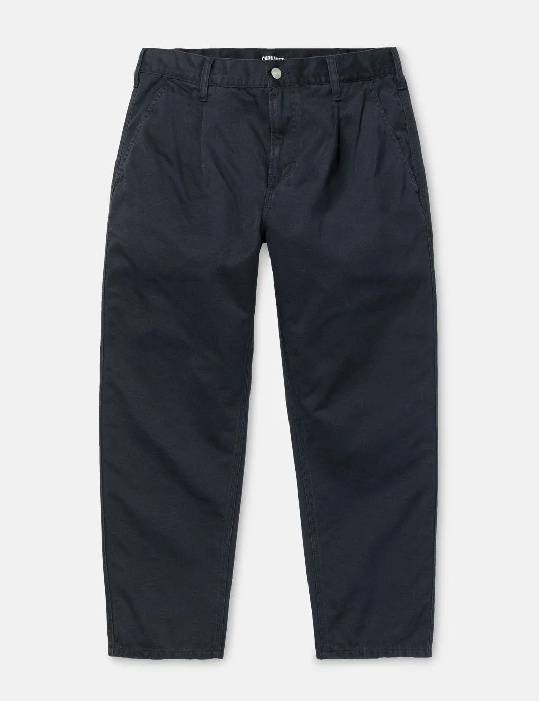 Carhartt-WIP Abbott Pant 'Millington Twill' (Tapered Fit) - Dark Navy Blue Stone Washed