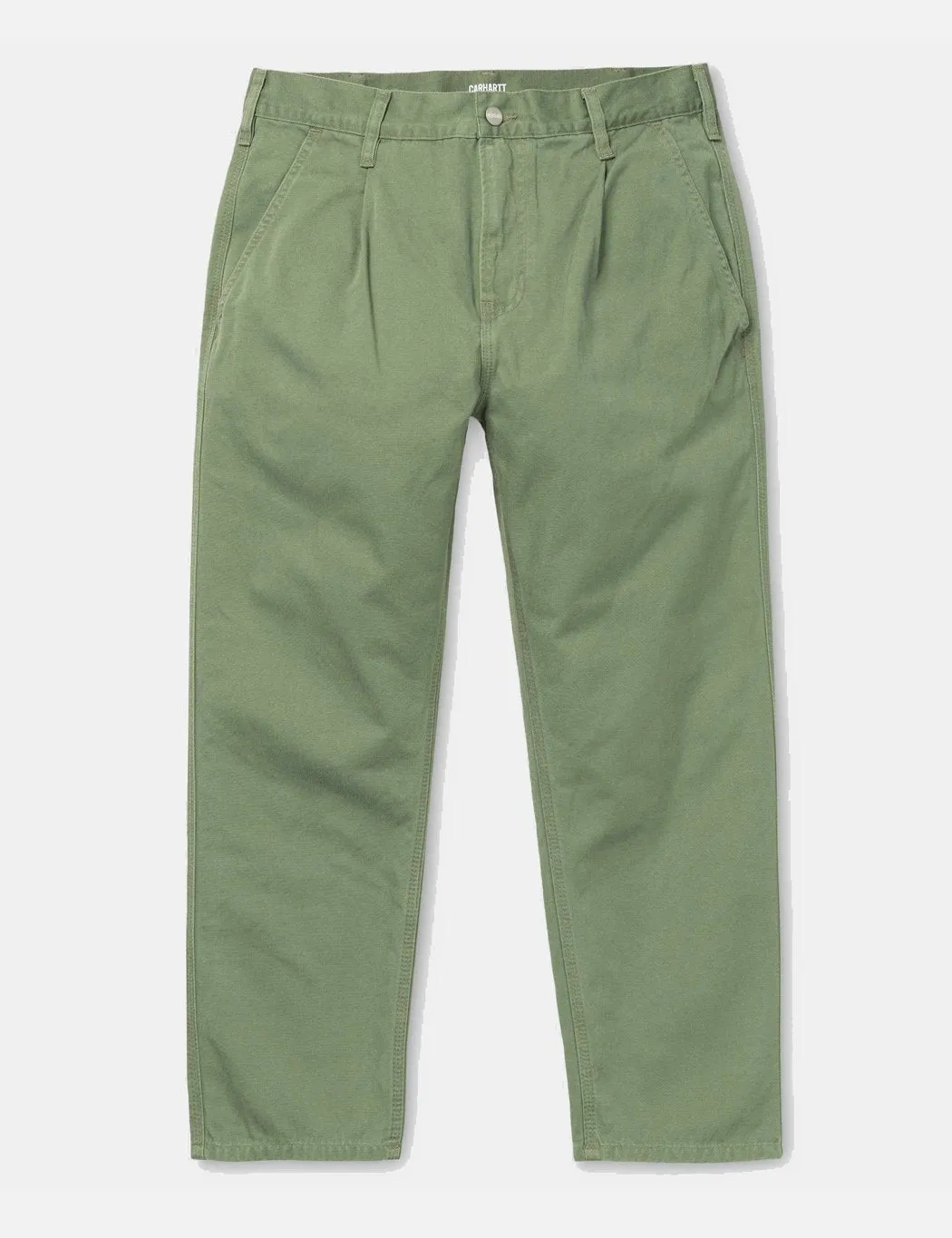 Carhartt-WIP Abbott Pant 'Millington Twill' (Tapered Fit) - Dollar Green Stone Washed