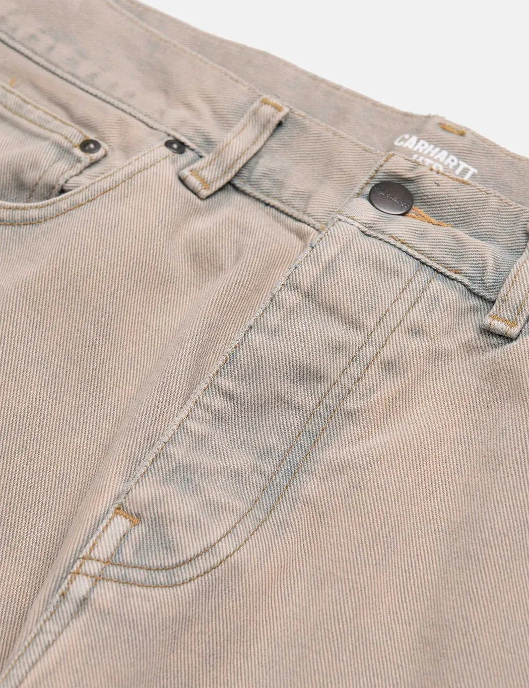 Carhartt-WIP Newel Denim Pant (Relaxed Tapered) - Blue, Sand Bleached