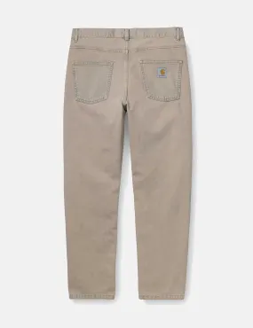 Carhartt-WIP Newel Denim Pant (Relaxed Tapered) - Blue, Sand Bleached