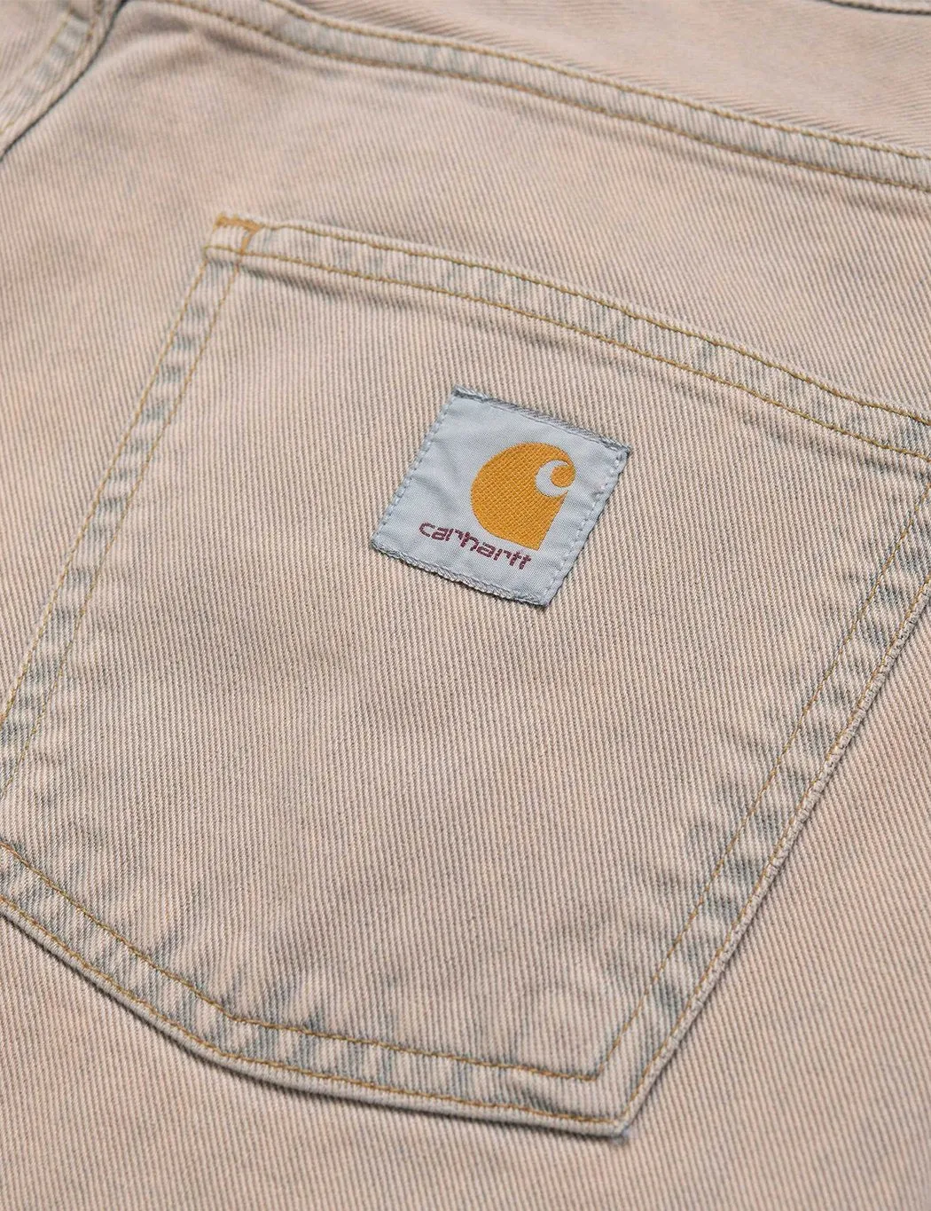 Carhartt-WIP Newel Denim Pant (Relaxed Tapered) - Blue, Sand Bleached