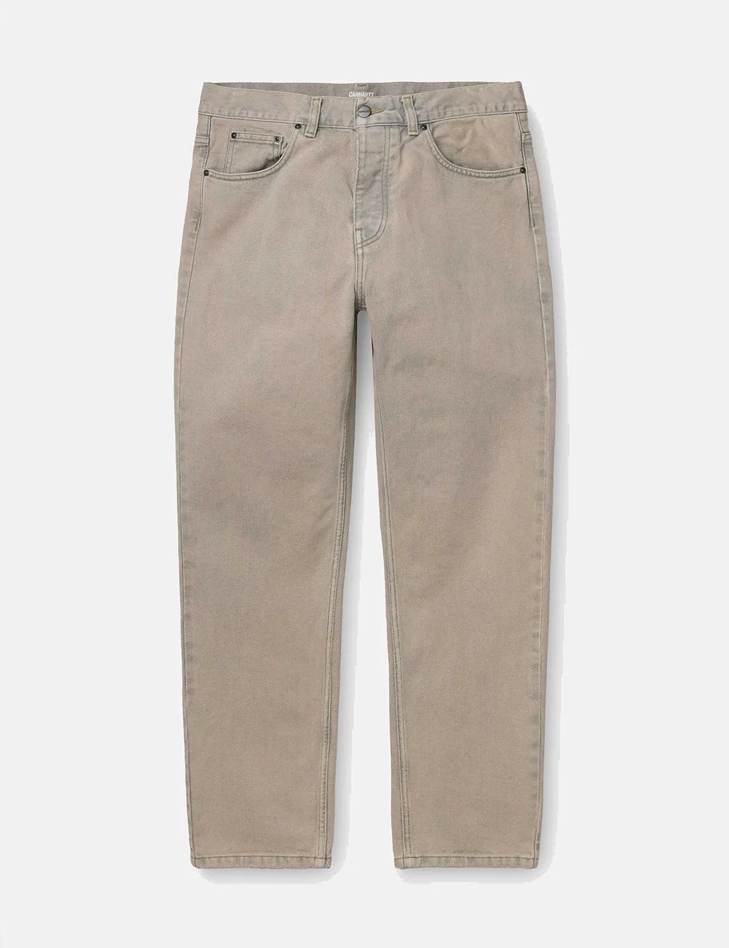 Carhartt-WIP Newel Denim Pant (Relaxed Tapered) - Blue, Sand Bleached