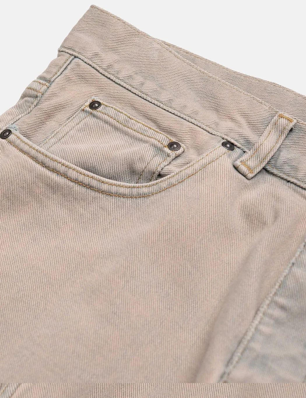 Carhartt-WIP Newel Denim Pant (Relaxed Tapered) - Blue, Sand Bleached