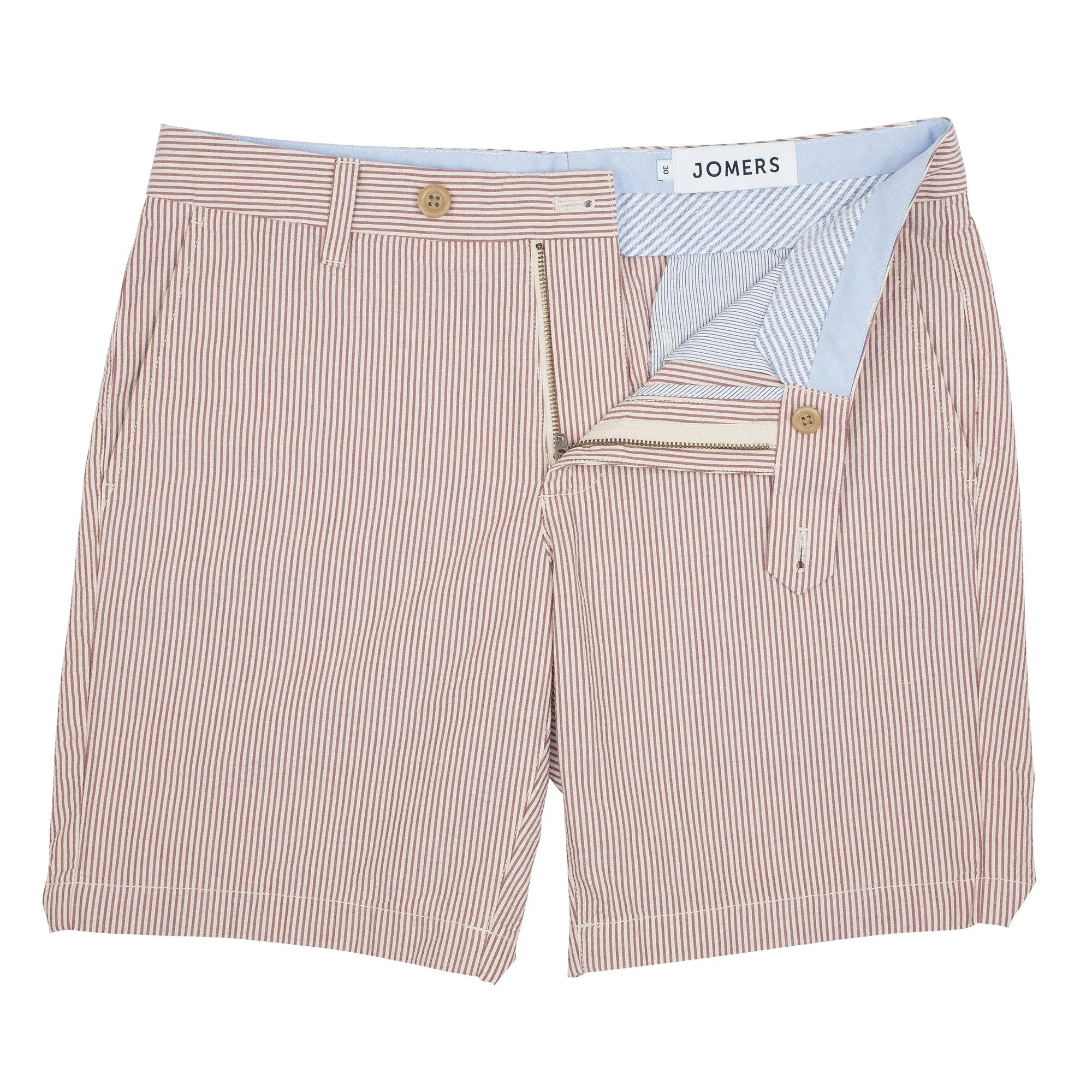 Carpenter - Cranberry Seersucker Shorts