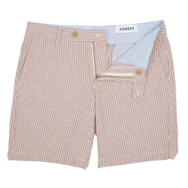 Carpenter - Cranberry Seersucker Shorts