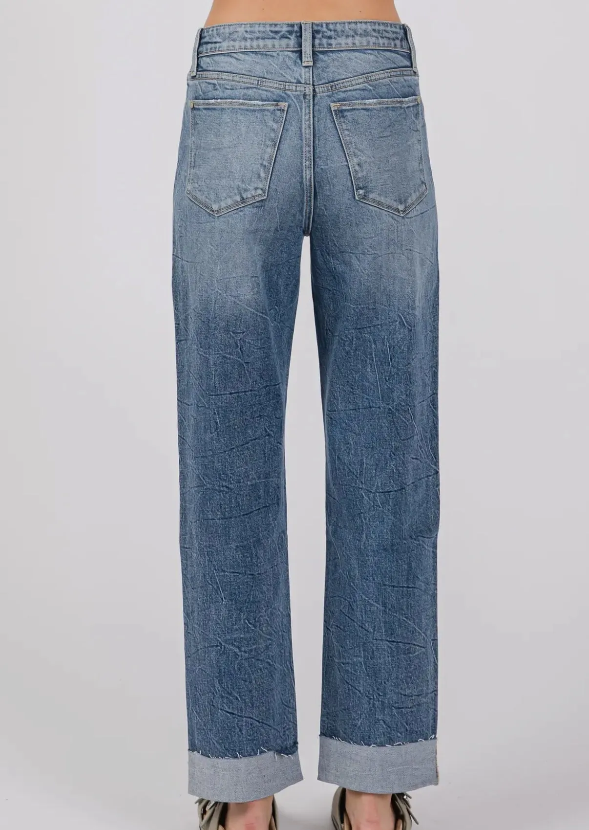 Cass High Rise Baggy Straight Jeans