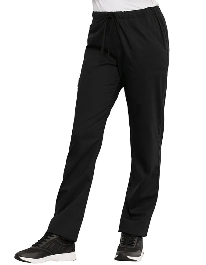 Cherokee Workwear Revolution Unisex Tapered Leg Drawstring Tall Pant