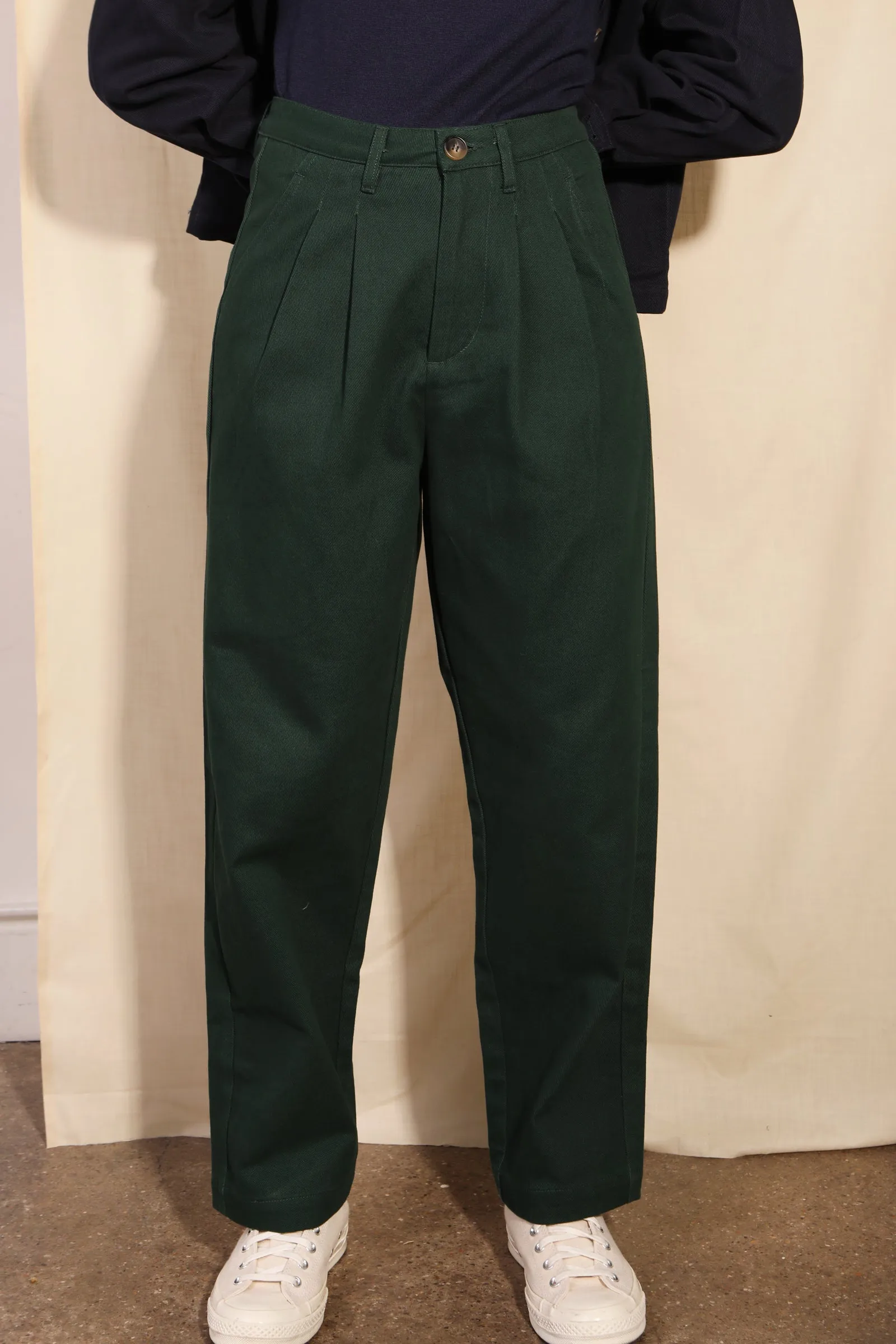 Classic Slacks Forest Green