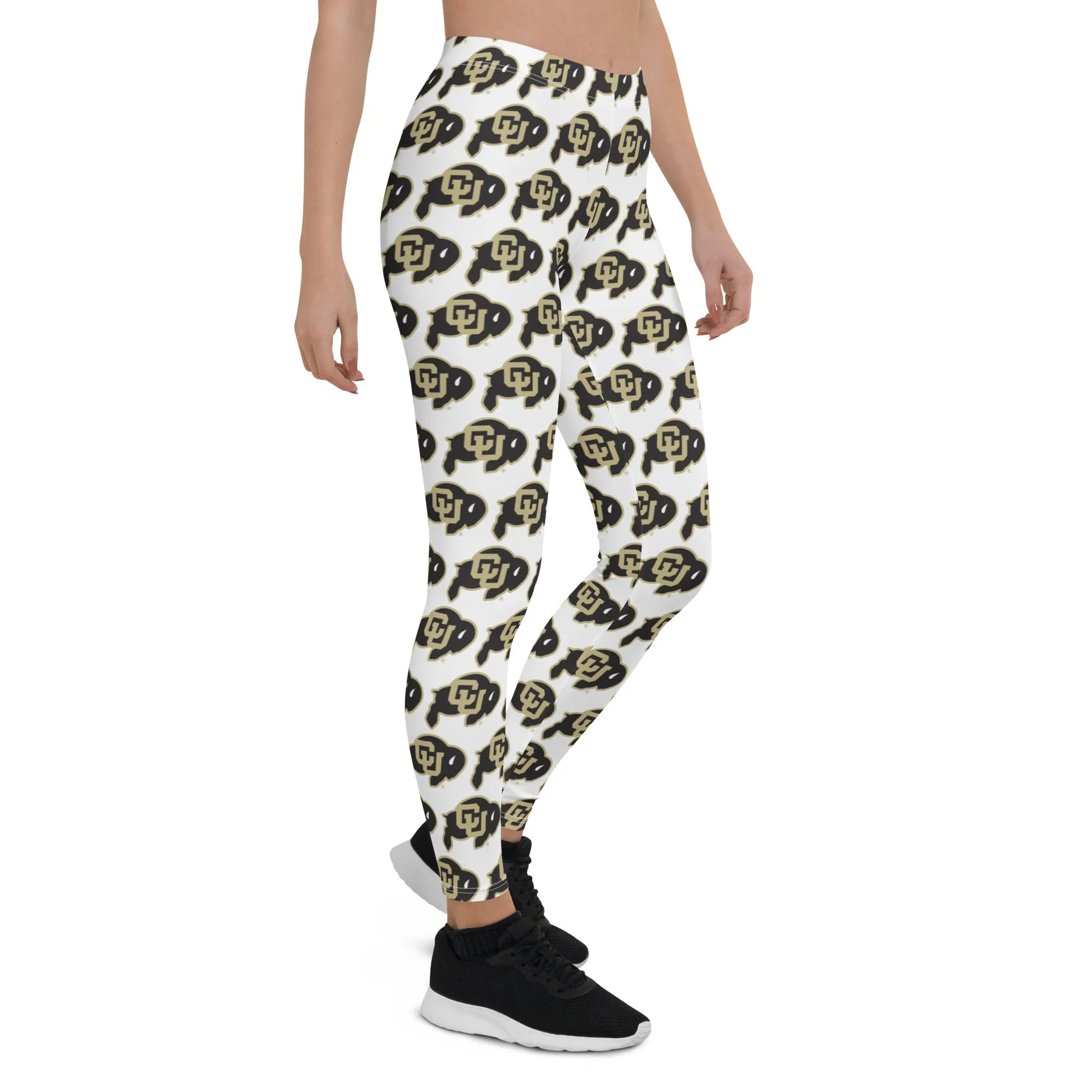 Colorado Boulder White Tailgate Leggings