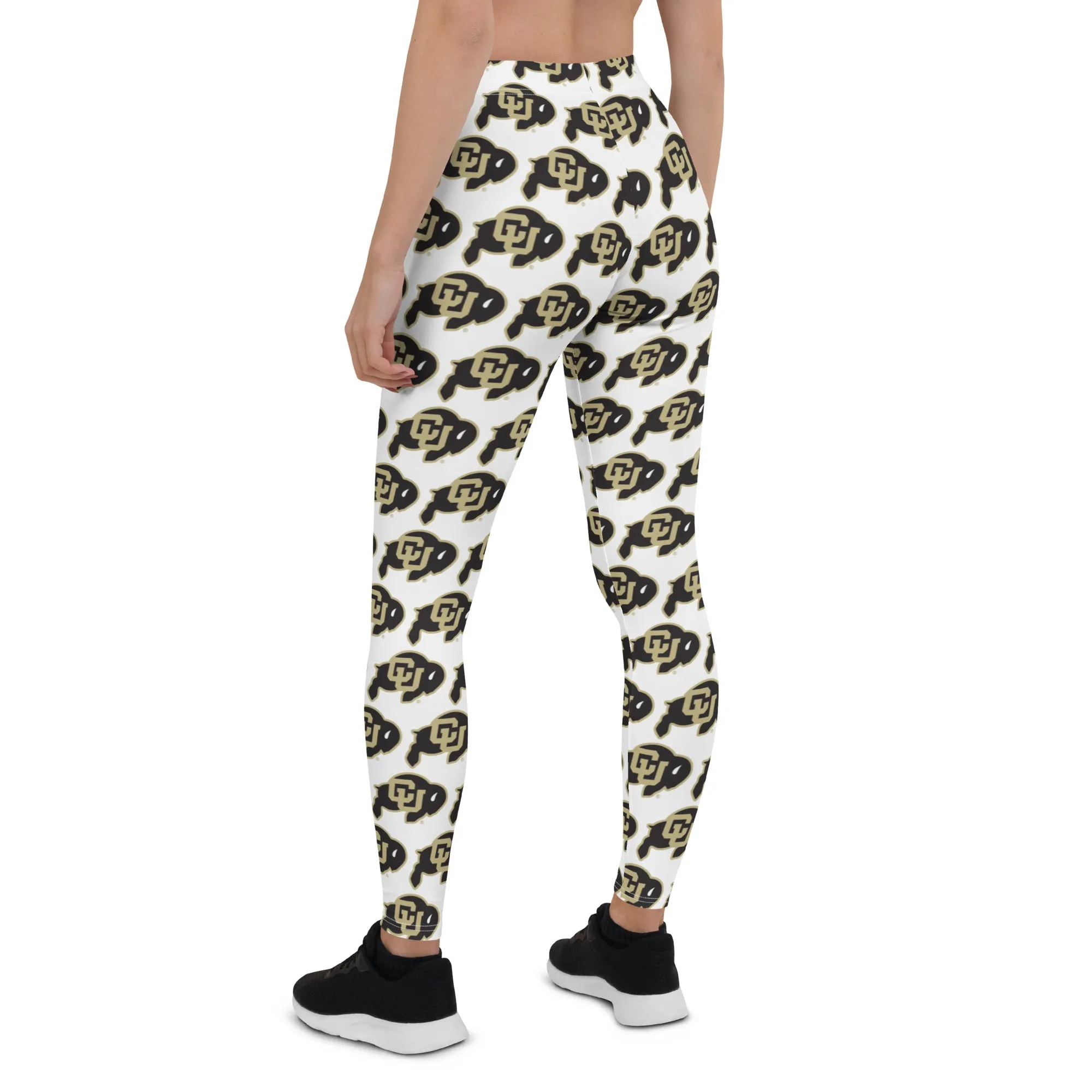 Colorado Boulder White Tailgate Leggings